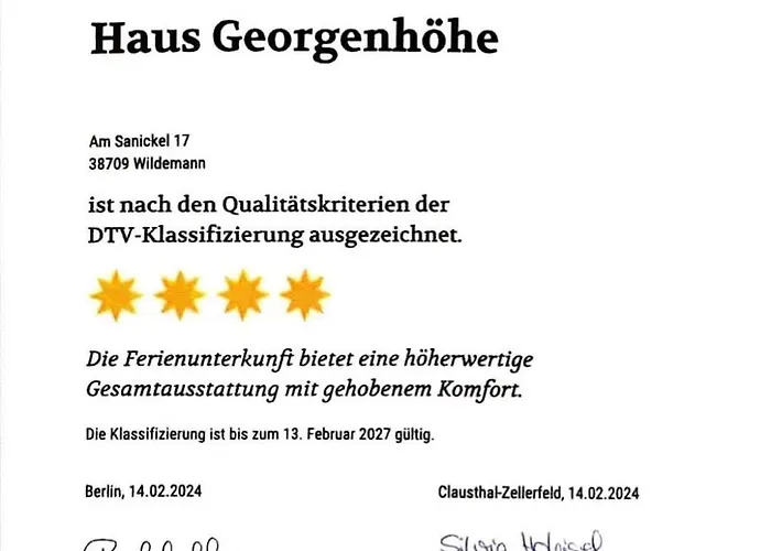 Haus Georgenhoehe Wildemann